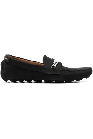 Philipp Plein Logo-plaque leather loafers