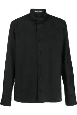 Philipp Plein Skull pattern jacquard shirt