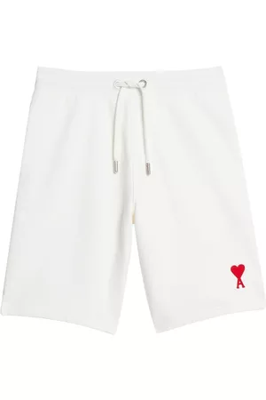 Ami Sports Shorts - Logo-patch track shorts - White