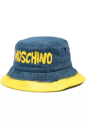 Moschino Dual-tone bucket hat - Blue