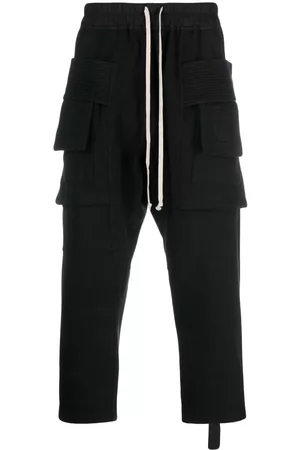 Rick Owens Men Cargo Pants - Cargo track pants - Black