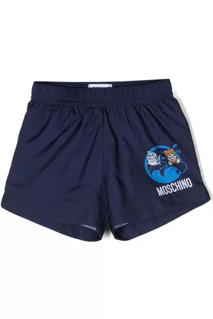Moschino Logo swim shorts - Blue
