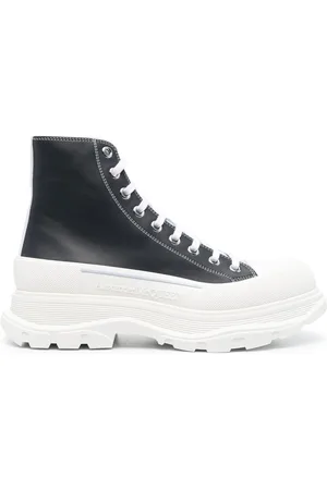 Alexander McQueen Tread Slick lace-up chunky boots