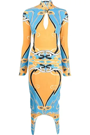 Patou Jacquard open back dress