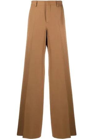Moschino Wide-leg tailored trousers - Brown