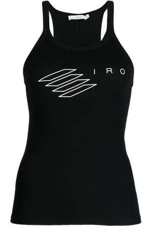 IRO Logo-print tank top