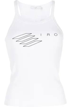 IRO Logo-print tank top
