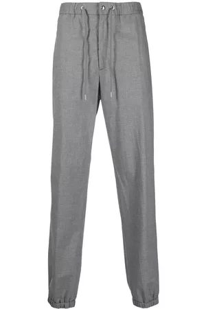 Moncler Embossed-logo trackpants - Grey