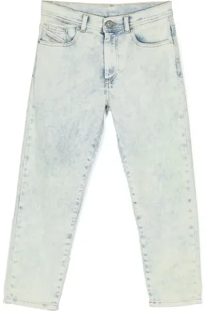 Diesel Logo-patch stretch-cotton jeans