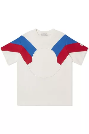 Moncler Colour-block logo T-shirt - White