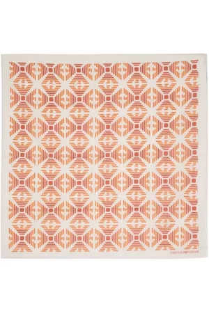 Emporio Armani Abstract-print scarf - Orange