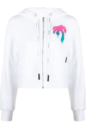 Palm Angels Logo-print cotton hoodie