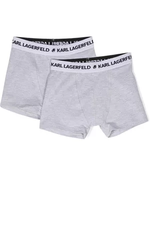 Karl Lagerfeld Logo-detail boxers set - Grey