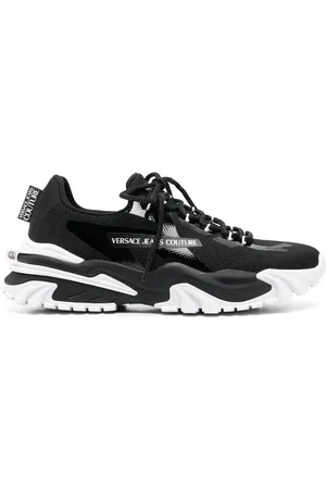 VERSACE Logo-print low-top sneakers