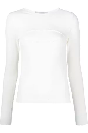 Stella McCartney Cut-out knitted top - White