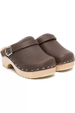 PèPè Platform clog sandals - Brown