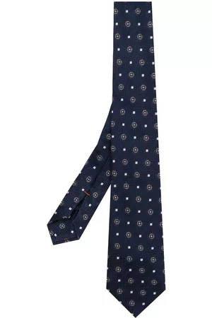 Z Zegna Men Bow Ties - Pointed silk tie - Blue