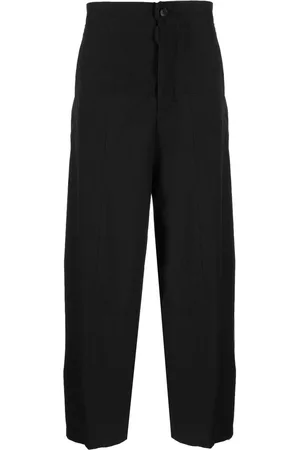 CRAIG GREEN Cotton wide-leg trousers - Black