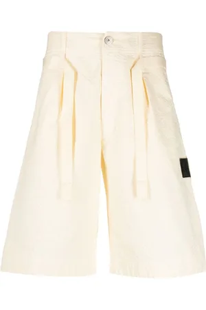 Stone Island Compass-patch chino shorts