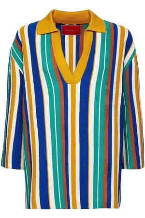 La DoubleJ Bay Polo stripe-pattern jumper