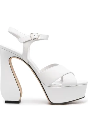 SI ROSSI Platform sculpted-heel sandals