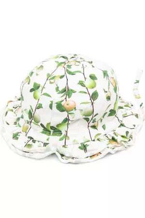 Molo Apple-print hat - Neutrals