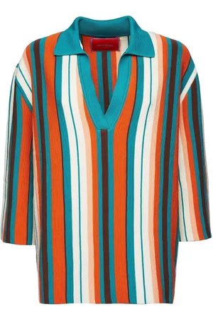 La DoubleJ Bay Polo stripe-pattern jumper