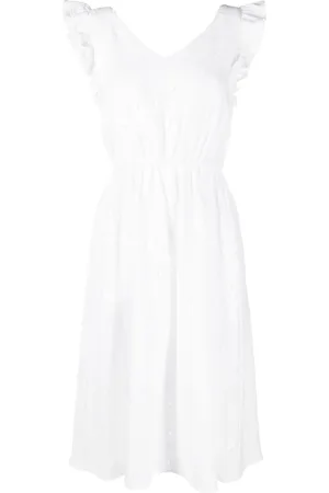 Paul Smith Embroidery-detail ruffled dress