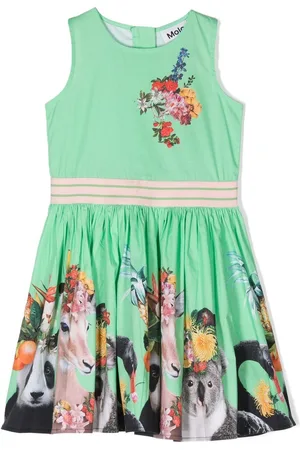 Molo Floral-print sleeveless dress