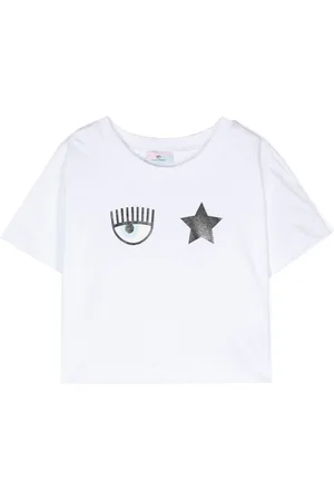 Chiara Ferragni Eyelike-print cotton T-shirt