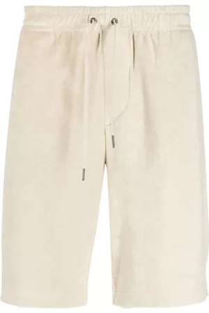 Ralph Lauren Men Sports Shorts - Relaxed-fit cotton-blend shorts - Neutrals
