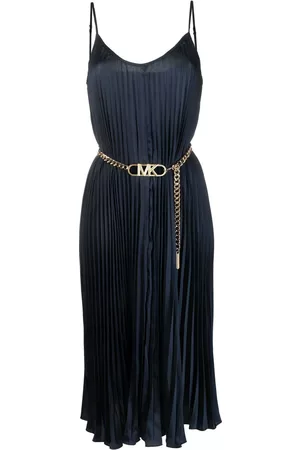 Michael Kors Pleated slip dress - Blue