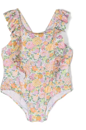 Tartine Et Chocolat All-over floral-print swimsuit - Pink