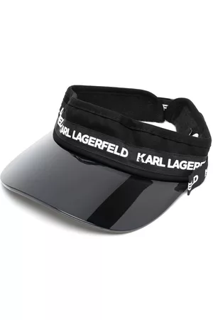 Karl Lagerfeld Logo-strap cap - Black