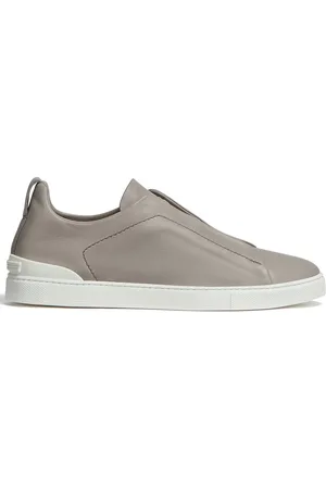 Ermenegildo Zegna SECONDSKIN Triple Stitch leather sneakers