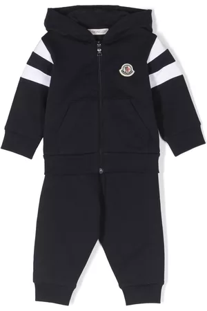 Moncler Logo detail tracksuit set - Blue