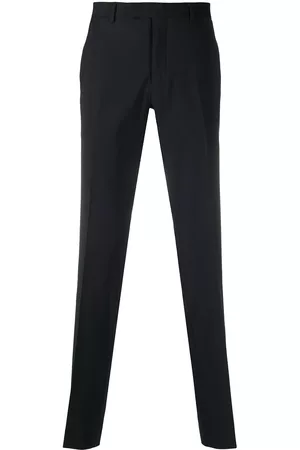 Sandro Men Formal Pants - Tailored tuxedo trousers - Blue