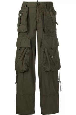 Dsquared2 Straight-leg cargo trousers - Green