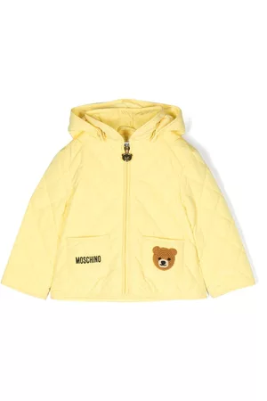Moschino Fleece Jackets - Teddy Bear padded jacket - Yellow