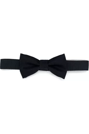 Paolo Pecora Boys Bow Ties - Grosgrain-band detail bow tie - Blue