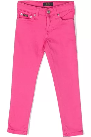 Ralph Lauren Skinny Jeans - Logo patch skinny jeans - Pink