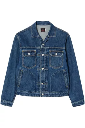 RE/DONE Men Denim Jackets - Classic flap-pocket denim jacket - Blue