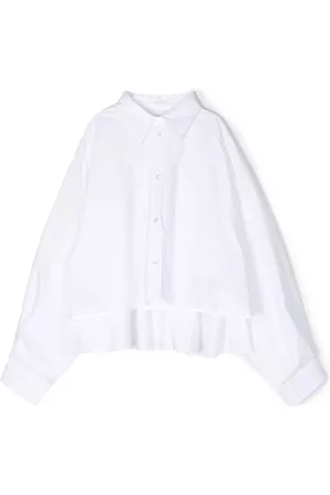 Maison Margiela Tops - High-low flared rear shirt - White