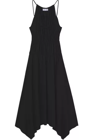 PROENZA SCHOULER WHITE LABEL Women Ruched Dresses - Draped suiting ruched dress - Black