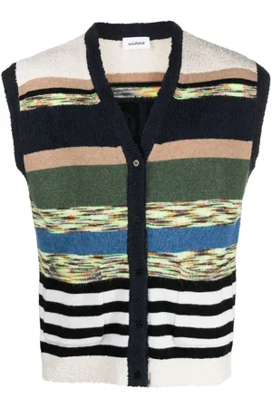Soulland Slogan-print knitted vest