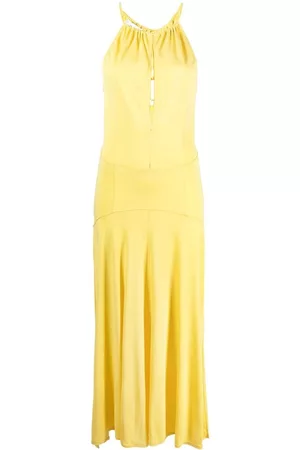 Callas Milano Cosima jersey-knit midi dress - Yellow