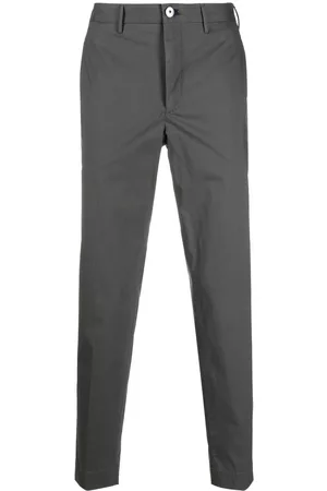 Incotex Men Chinos - Slim-cut chino trousers - Grey