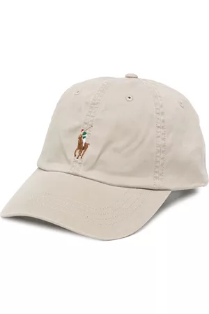 Ralph Lauren Logo-embroidered cotton cap - Brown