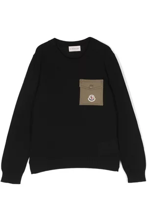 Moncler Pocket knitted jumper - Black