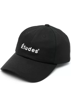 Etudes Embroidered-logo baseball cap - Black